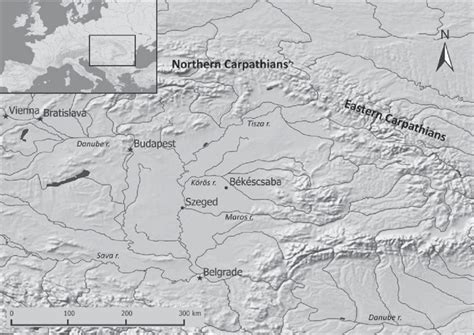 1. The Carpathian Basin within Europe | Download Scientific Diagram