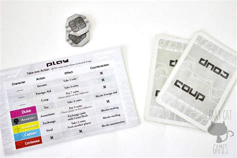 Coup Card Game/Board Game Review — Gray Cat Games