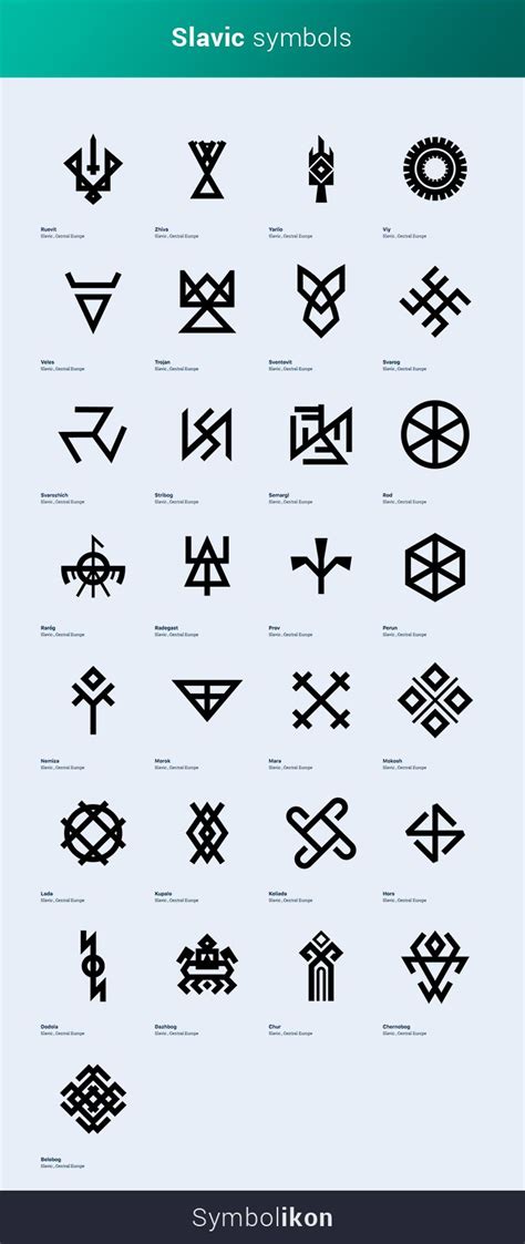 Slavic Symbols - Ancient Pagan Symbols