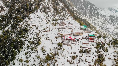 Mcleod Ganj Snowfall 2019 | Dharamshala | Aerail drone shots - YouTube