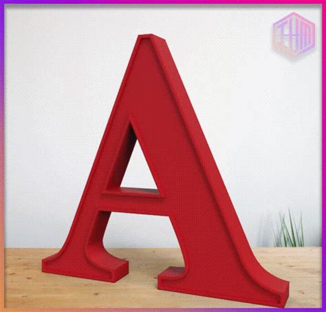 3d Block Letters Alphabet