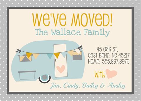 We've Moved Card Moving Announcement or Housewarming - Etsy