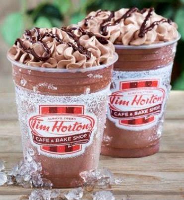 frozen hot chocolate tim hortons