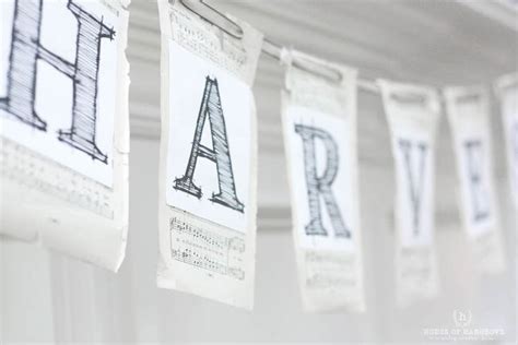 Harvest Banner Free Printable | Fall decor diy, Free printables, Banner