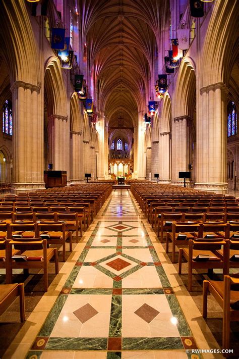 Framed Photo Print of WASHINGTON NATIONAL CATHEDRAL INTERIOR WASHINGTON ...