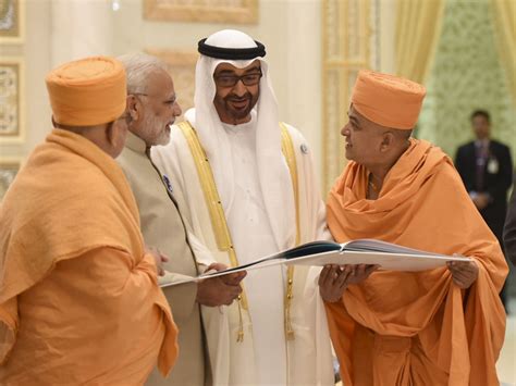 Crown Prince of Abu Dhabi Welcomes BAPS Sadhus and Temple Committee ...