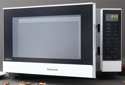 Panasonic NN-SF564WQPQ 27L Flatbed Inverter Microwave White at The Good Guys