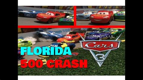 Cars 3 Florida 500 Crash Stop Motion Remake Side By Side Comparison ...