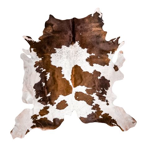 Brown & White Natural Cowhide Rug | MAHI Leather | Cow hide rug, White ...