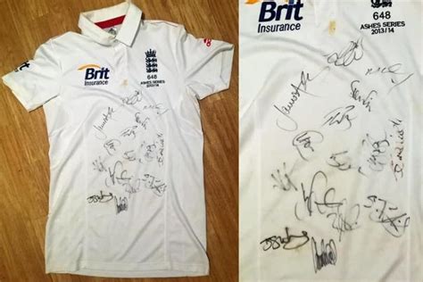 England Test Cricket signed memorabilia