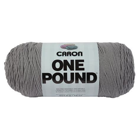 Caron One Pound Yarn, Gray - Walmart.com