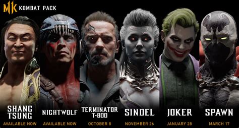 Mortal Kombat 11 DLC Characters Confirmed, Pack Includes Terminator, Joker, Spawn | Push Square