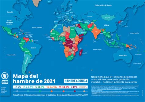 Mapa del hambre 2021 - Federación de Rusia China Mongolia Kazajstán ...