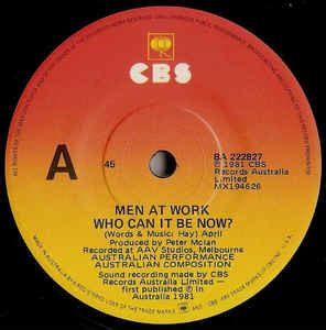 Men At Work - Who Can It Be Now? (1981, Vinyl) | Discogs