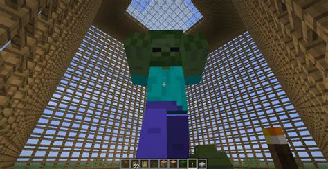 giant zombie in pen Minecraft Project