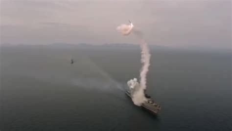 This Failed Missile Launch From A Russian Destroyer Went Horribly Wrong ...