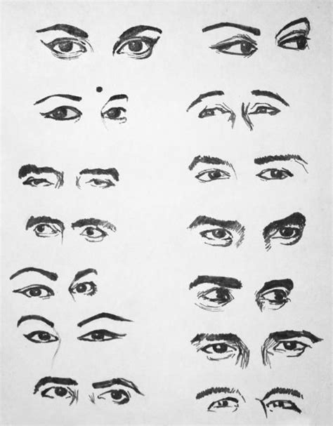 Expressive Eyes by Nandan Nagwekar | Eye expressions, Eye drawing, Realistic eye drawing