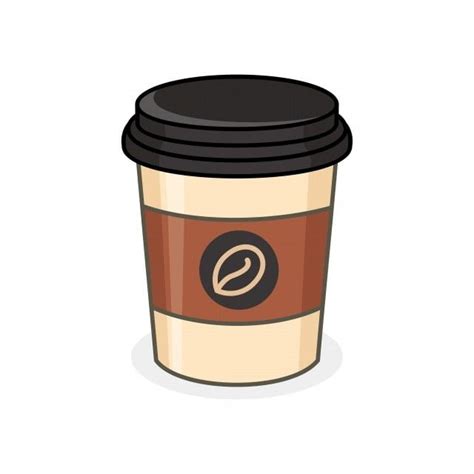 Takeaway Coffee Cups Vector PNG Images, Takeaway Coffee Cup Vector Illustration Isolated On ...