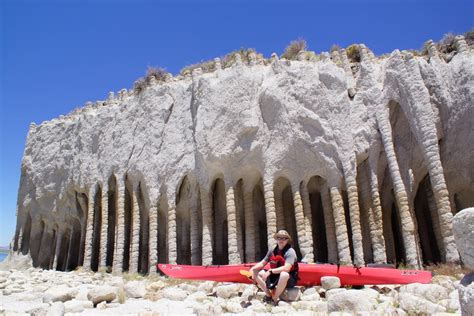 Degassing pipes within the Bishop Tuff formation, near Crowley Lake ...