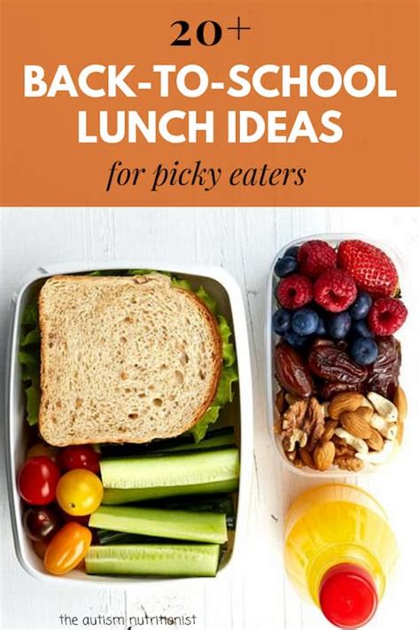 Back to School Lunch Ideas for Picky Eaters - Feeding Picky Eaters ...