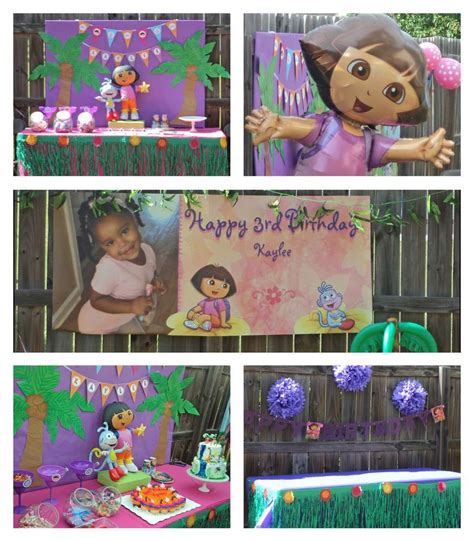 Dora the Explorer Birthday Party Ideas | Photo 2 of 3 | Explorer birthday party, Bee birthday ...