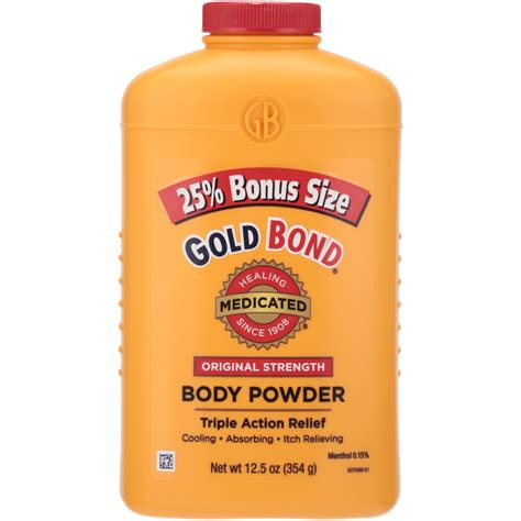 Gold Bond® Original Strength Medicated Triple Action Relief Anti-Itch Body Powder 12.5 oz ...