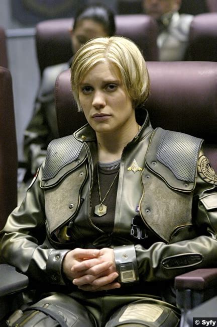 Battlestar Galactica S01e04 Katee Sackhoff Captain Kara Starbuck Thrace | Cult of Whatever