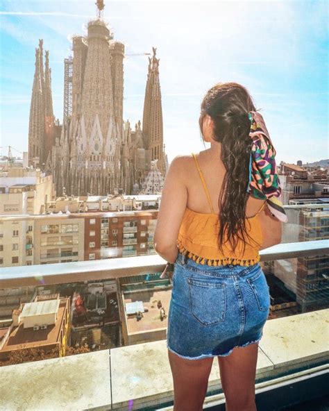 The Best Rooftop Bar in Barcelona- Just Look At This View! - The Wanderlust Rose