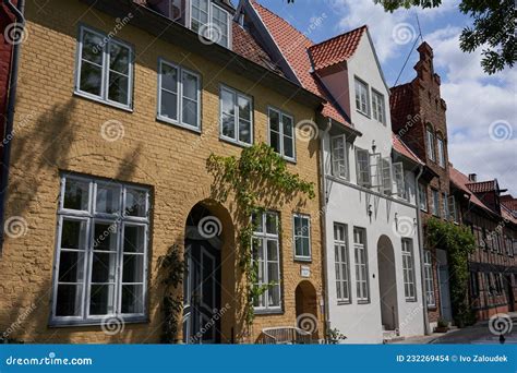 Luebeck, Germany - July 20, 2021 - the Old Town Centre and the District ...