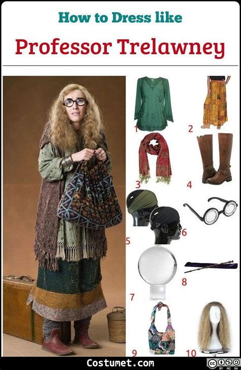 Professor Sybill Trelawney (Harry Potter) Costume for Cosplay ...