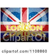 3d Word LONDON With The Union Jack Pattern Posters, Art Prints by - Interior Wall Decor #1070105