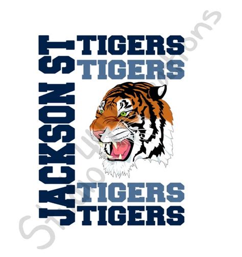 Jackson State Tigers Svg and PNG - Etsy