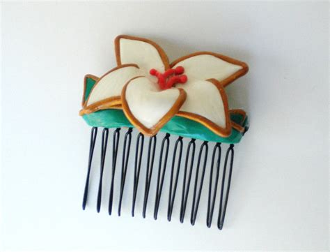 SALE LIMITED AMOUNT Mulan Inspired White Lotus Blossom Hair