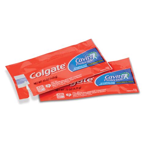 Colgate Toothpaste 0.15 oz. Sachet - Bulk 1000/Case | Practicon Dental Supplies