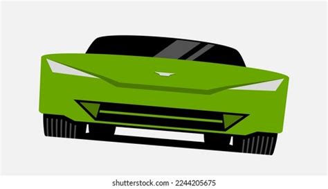 Generic Modern Car Front View Stock Vector (Royalty Free) 2244205675 | Shutterstock