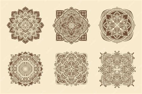 Premium Vector | Mandala pattern line design