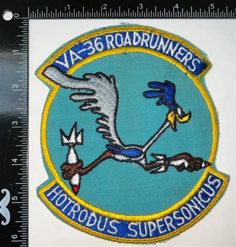 COLD WAR 1950S-60S USN US Navy VA-36 Fighter Squadron 36 Roadrunners Patch £66.50 - PicClick UK