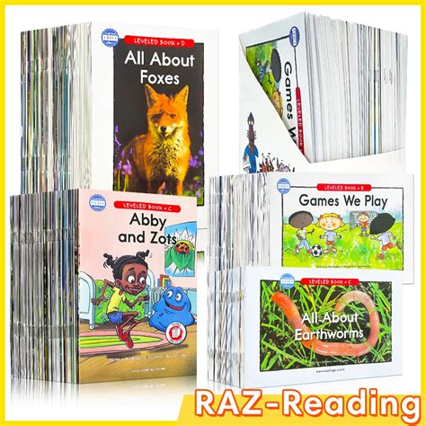 Kids-RAZ-Levels-Preschool-Education-English-Learning-Books-for-Children-4-6-Years-Reading ...