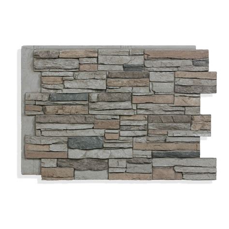 Antico Elements Faux Stone Panels 5.9-sq ft Beach Faux Stone Veneer at Lowes.com