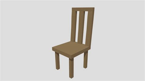 Low Poly Dining Room Chair - Download Free 3D model by LortDigital [9310ad8] - Sketchfab