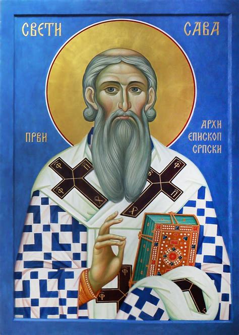 Saint Sava I, Archbishop of Serbia in 2021 | Orthodox icons, Icon, Saints