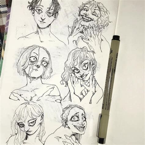 30 Interesting Ways to Draw Human Facial Expressions