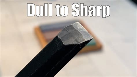 How to Sharpen a Chisel - YouTube