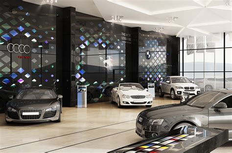 Car showroom "SHAHR KHODRO" interior :: Behance