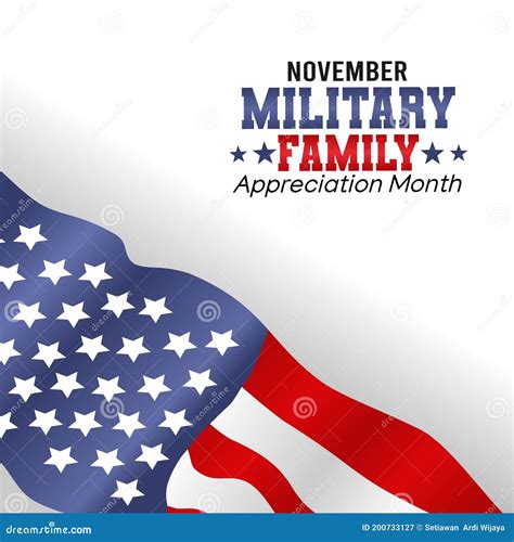 Vector Graphic of Military Family Appreciation Month Good for Military Family Appreciation Month ...