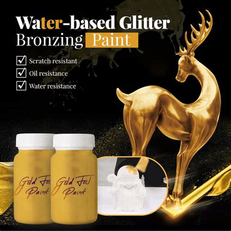 Water-based Glitter Bronzing Paint
