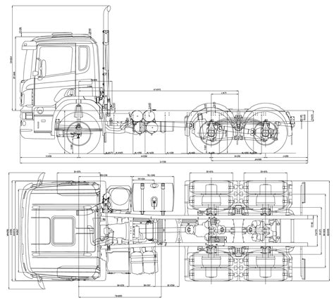 Google Image Result for https://getoutlines.com/blueprints/car/scania/scania-cb6x4.gif | Heavy ...