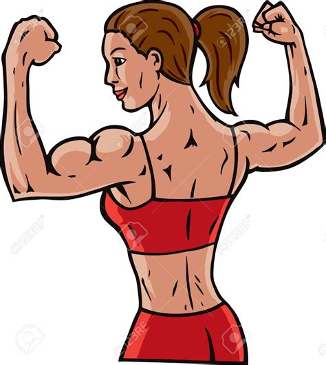 Free Girl Flexing Cliparts, Download Free Girl Flexing Cliparts png ...