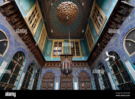 Arabic interior of a historic house in Damascus, Syria Stock Photo - Alamy