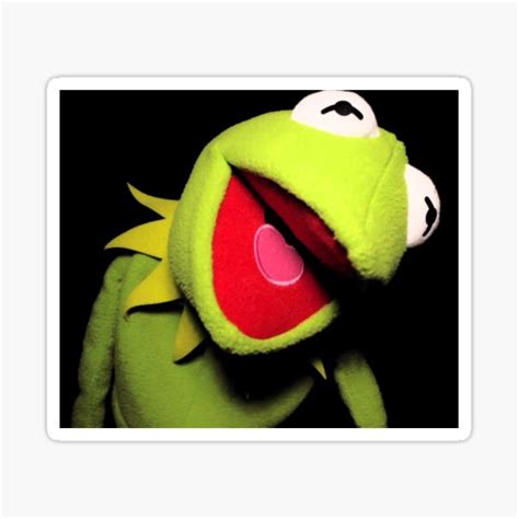 "Muppet Kermit Meme" Sticker for Sale by SohaniAlfonso | Redbubble